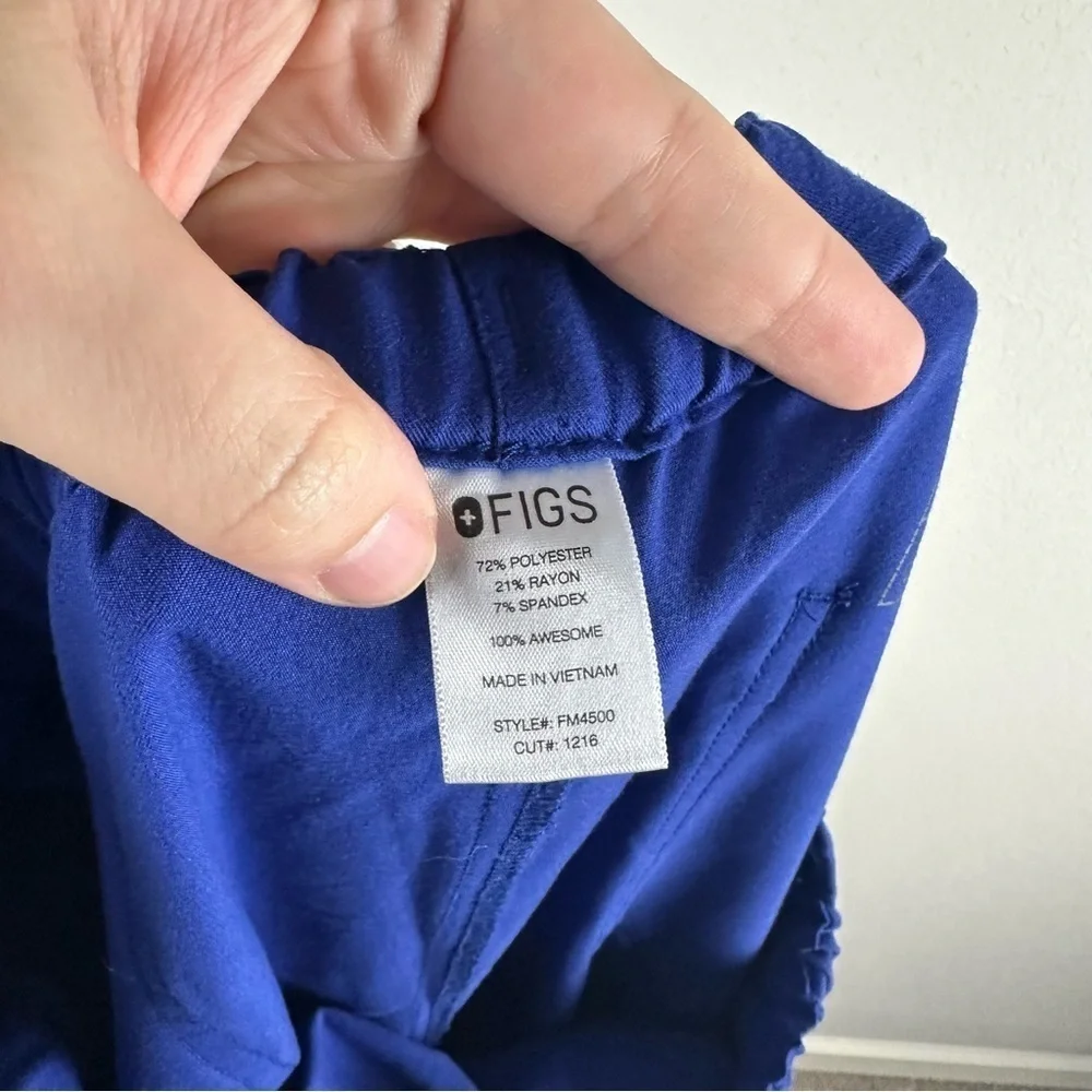 Figs Men’s Blue Pisco Medical Nursing Scrub Pants Size XL